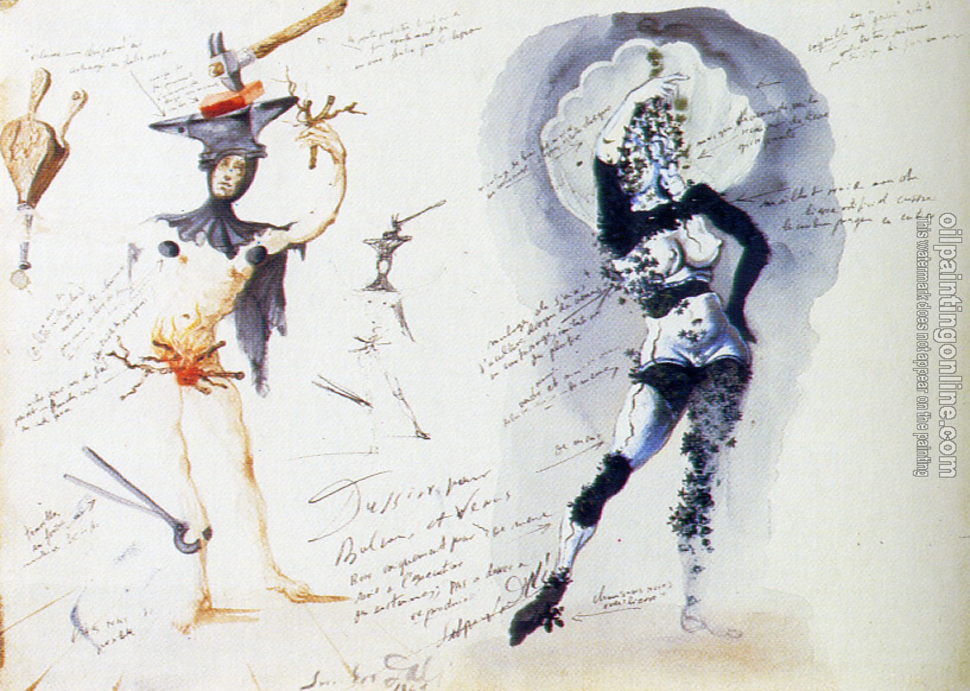 Dali, Salvador - Design for Vulcan and Venus